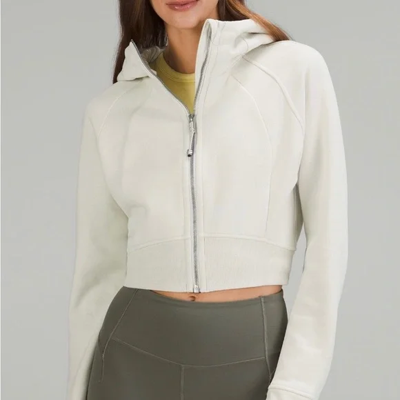 lululemon athletica, Tops, Lululemon Scuba Full Zip Cropped Hoodie